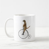 Mug Meerkat sur Black Penny Farthing (Gauche)