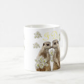 Mug Meerkats En Amour, (Devant droit)