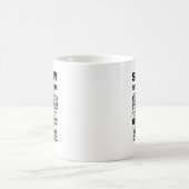 Mug Méfiez-vous de la bête dans mon mari - Humoristiqu (Centre)
