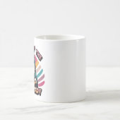 Mug Méfiez-vous du fou Husky Lady Funny Husky Chien Ma (Centre)