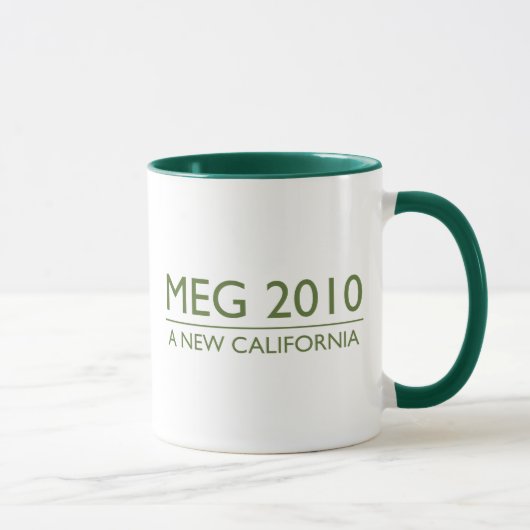 Mug Meg Whitman pour le gouverneur (Droite)