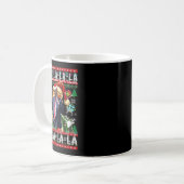 Mug Méga La La La Donald Trump Potus 47 Noël laid (Devant gauche)