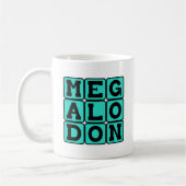 Mug Mégalodon, espèce éteinte de requin (Gauche)