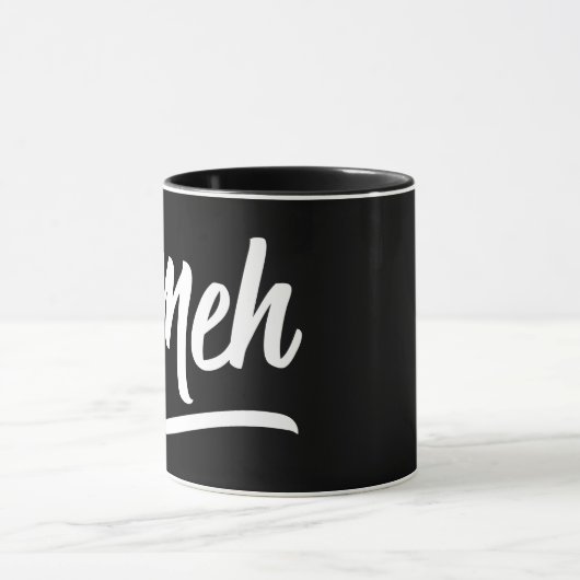 Mug Meh Typographie (Centre)