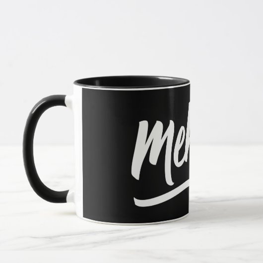 Mug Meh Typographie (Gauche)