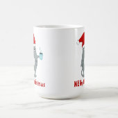 Mug MEHy (MEH) Noël Drôle Père Noël Chat avec (Centre)