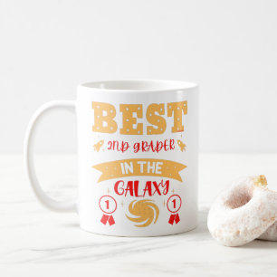 Mug MEILLEUR 2E NIVEAU DANS LA GALAXIE drôle mignon