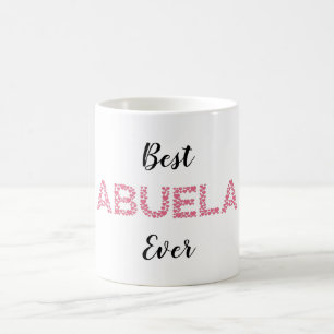 Mug Meilleur Abuela Jamais Coeur Rose Cute Personnalis