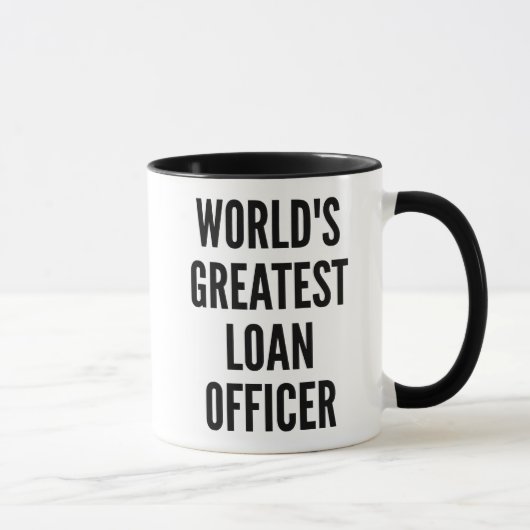 Mug Meilleur agent de prêt au monde (Droite)