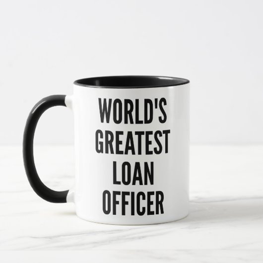 Mug Meilleur agent de prêt au monde (Gauche)