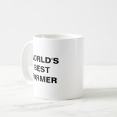 Mug Meilleur agriculteur du monde (Devant gauche)