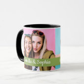 Mug Meilleur Ami Depuis moderne deux images modèle BFF (Devant gauche)