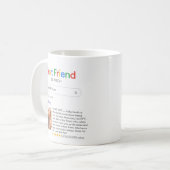 Mug Meilleur Ami Drôle Jamais Résultat De Recherche Av (Devant gauche)