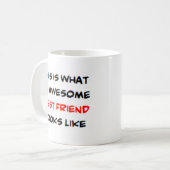 Mug meilleur ami, génial (Devant gauche)