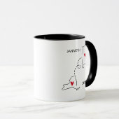 Mug Meilleur Ami Jamais Trop Far Ami De Longue Distanc (Devant droit)