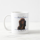 Mug Meilleur ami limier ; Cadeaux limier ; (Gauche)