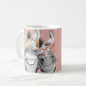 Mug Meilleur Ami Zebras Funny (Devant gauche)