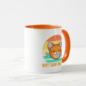 Mug Meilleur Amoureux des chats Tabby Papa (Devant droit)