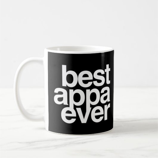Mug Meilleur Appa Jamais Coréen Fête des pères Papa (Gauche)
