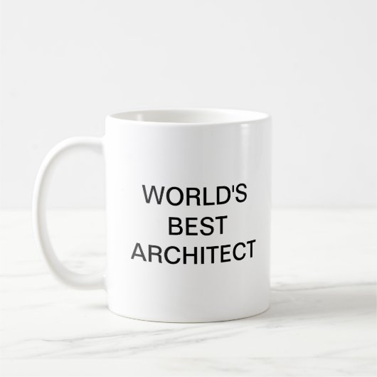 Mug Meilleur architecte du monde (Gauche)