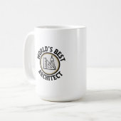 Mug meilleur architecte du monde (Devant gauche)