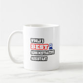 Mug Meilleur assistant administratif du monde (Gauche)