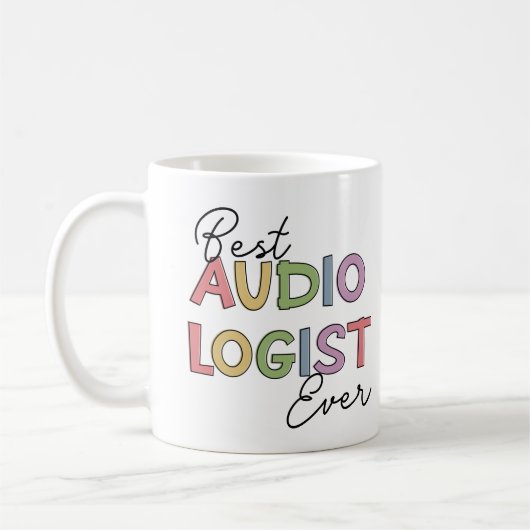 Mug Meilleur audiologiste jamais médecin de l'audiolog (Gauche)