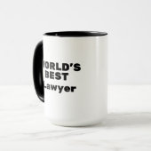 Mug Meilleur avocat du monde (Devant gauche)