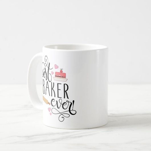 Mug Meilleur Baker Jamais (Devant gauche)