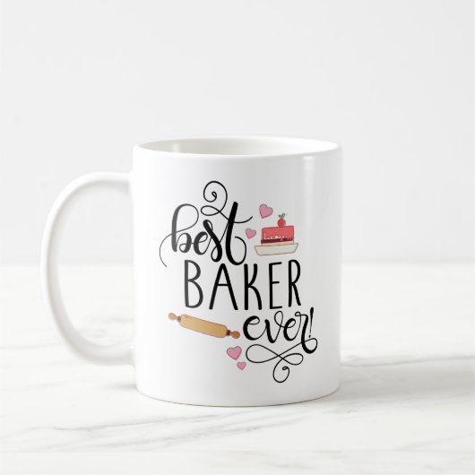Mug Meilleur Baker Jamais (Gauche)