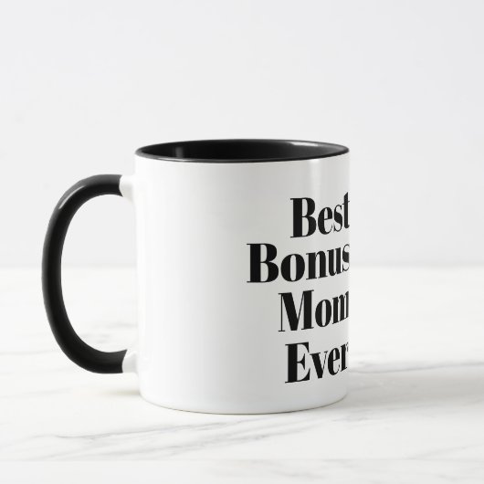 Mug Meilleur Bonus Maman Ever Stepmere cadeau 3 Photo  (Gauche)