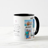 Mug Meilleur Bonus Papa Ever Stepdad 4 Fête des pères  (Devant droit)