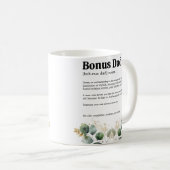 Mug Meilleur Bonus Papa Jamais Définition (Devant droit)