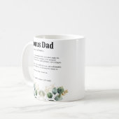 Mug Meilleur Bonus Papa Jamais Définition (Devant gauche)