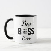 Mug Meilleur Boss Ever & Logo (Gauche)