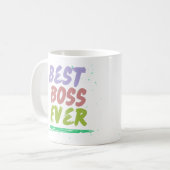 Mug Meilleur Boss jamais (Devant gauche)