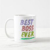 Mug Meilleur Boss jamais (Gauche)