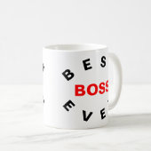Mug Meilleur Boss jamais (Devant droit)