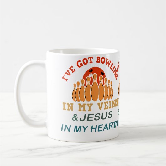 Mug Meilleur Bowling Jésus Bowling Chrétien (Gauche)