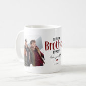Mug Meilleur BROTHER Ever 2 photo Cadeau mignon (Devant gauche)