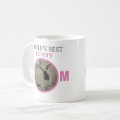 Mug Meilleur Bunny Maman Photo Café M (Devant gauche)