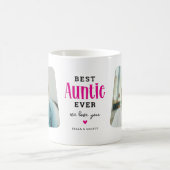 Mug Meilleur cadeau AUNTIE Ever 2 Photo Cute (Centre)