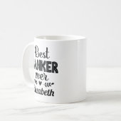 Mug Meilleur cadeau bancaire jamais offert (Devant gauche)