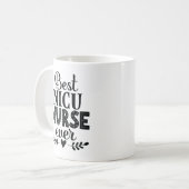 Mug Meilleur cadeau d'appréciation de l'infirmière NIC (Devant gauche)