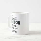 Mug Meilleur cadeau d'appréciation du médecin (Devant gauche)