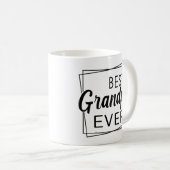 Mug Meilleur cadeau de Fête des pères pour grand-père (Devant droit)