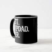 Mug Meilleur cadeau de Fête des pères Stepdad Ever pou (Devant gauche)