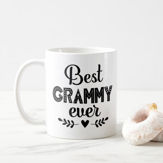 Mug Meilleur cadeau de Grammy Ever pour grand-mère (Avec donut)