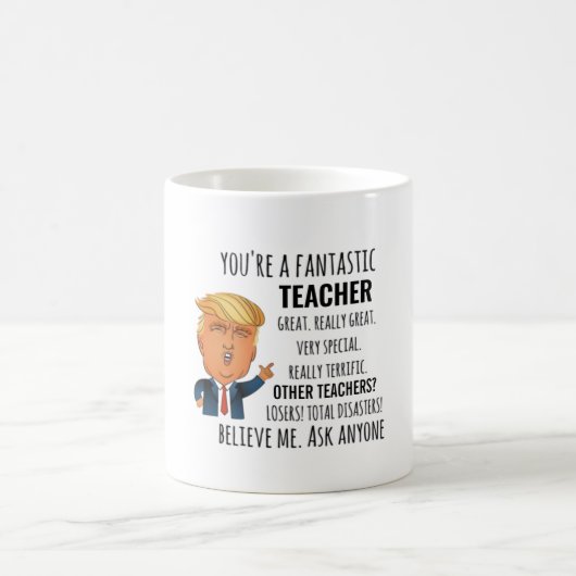 Mug Meilleur cadeau de l'enseignant (Centre)