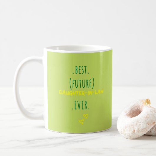 Mug Meilleur cadeau de mariage pour future belle-fille (Avec donut)